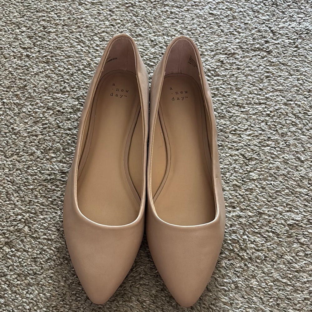 A New Day Women's Cream Flats